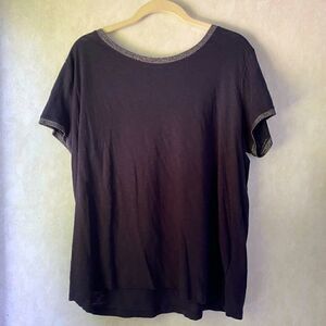 Express XL Easy Slub Navy Short Sleeve Shirt